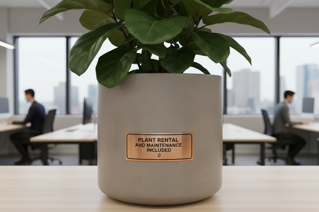 Plant rental label